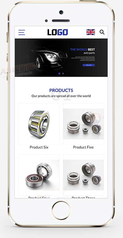 （响应式）中英双语外贸企业网站模板-七七博客